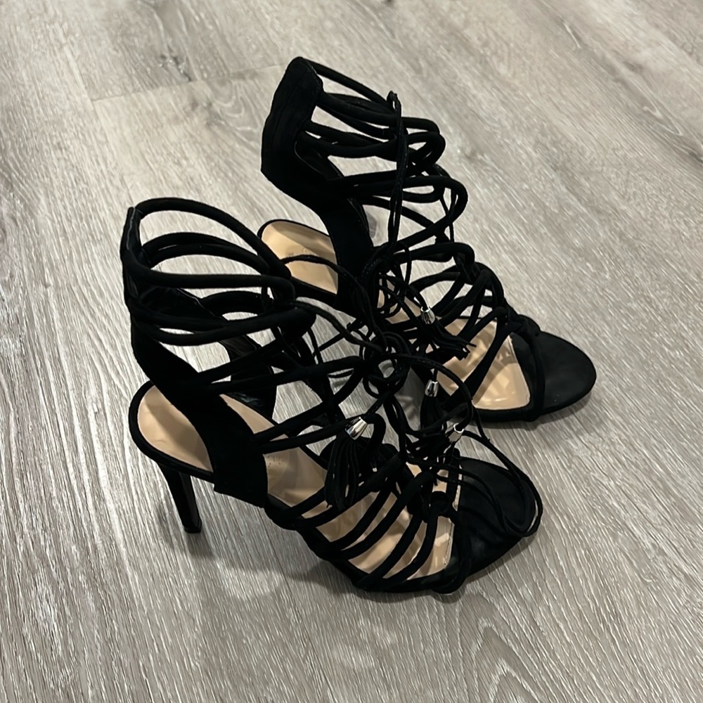 Strappy heels